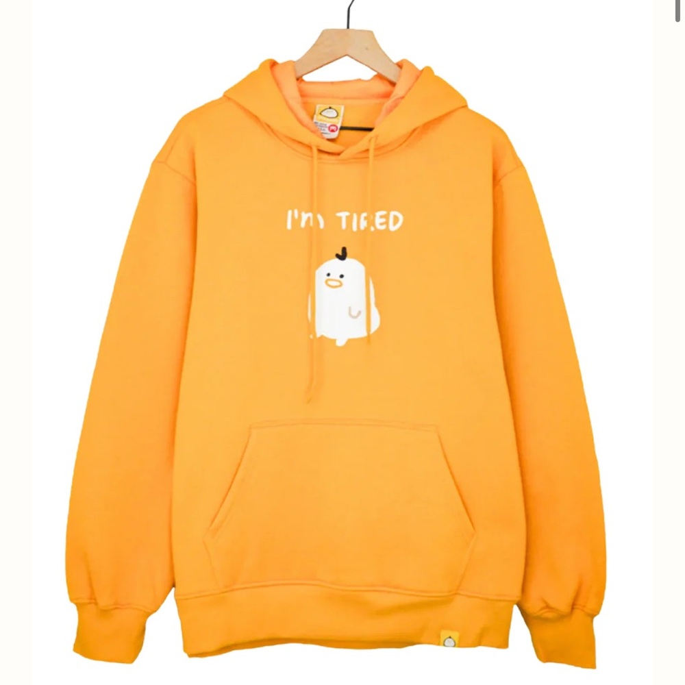 OHMONAH “I’M TIRED”YELLOW GOLD HOODIE SIZE SMALL PREOWNED